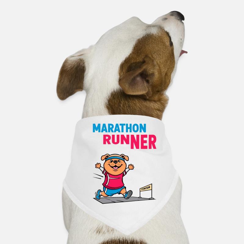 Dog Marathon Runner Dog Bandana
