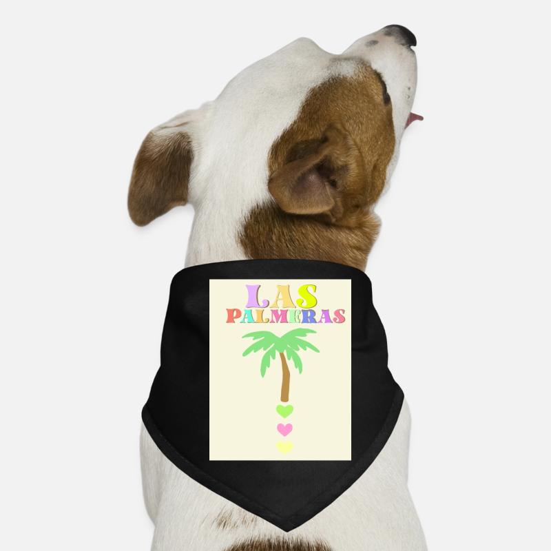 Pastel palm Dog Bandana