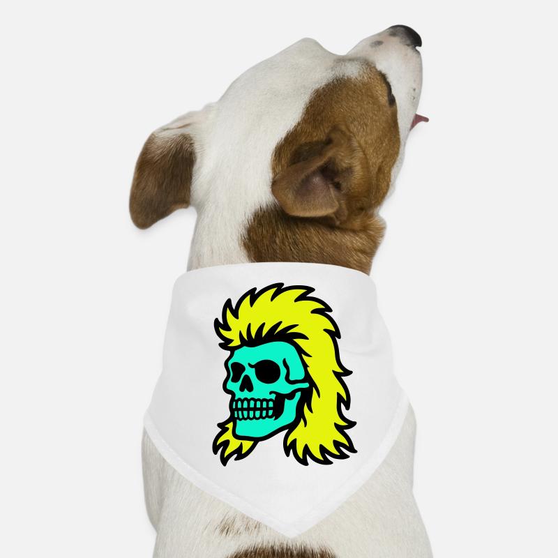 Mullet Skull Dog Bandana