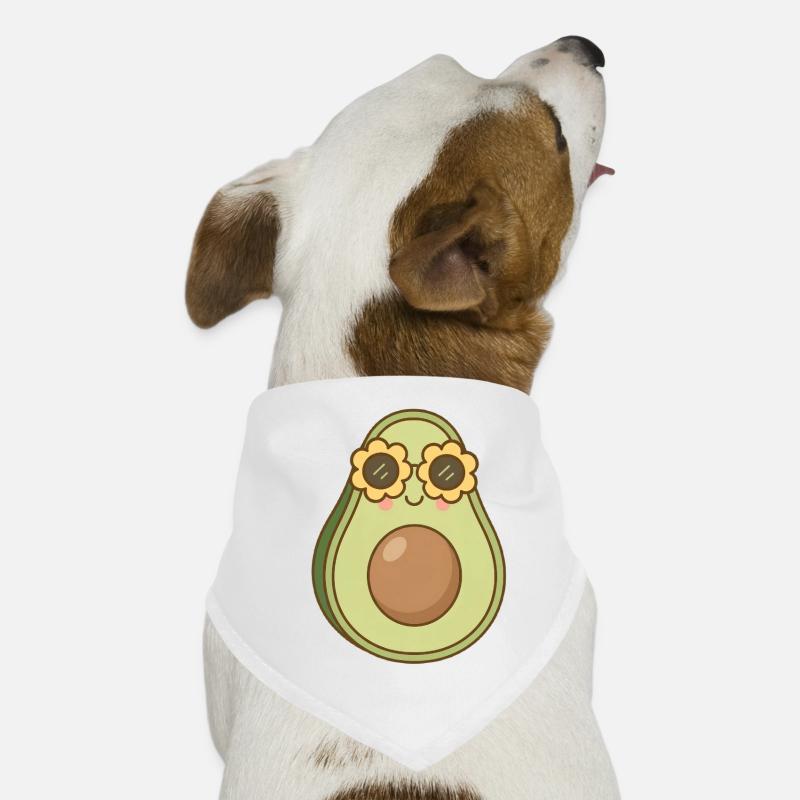 Avocado Hunde-Bandana