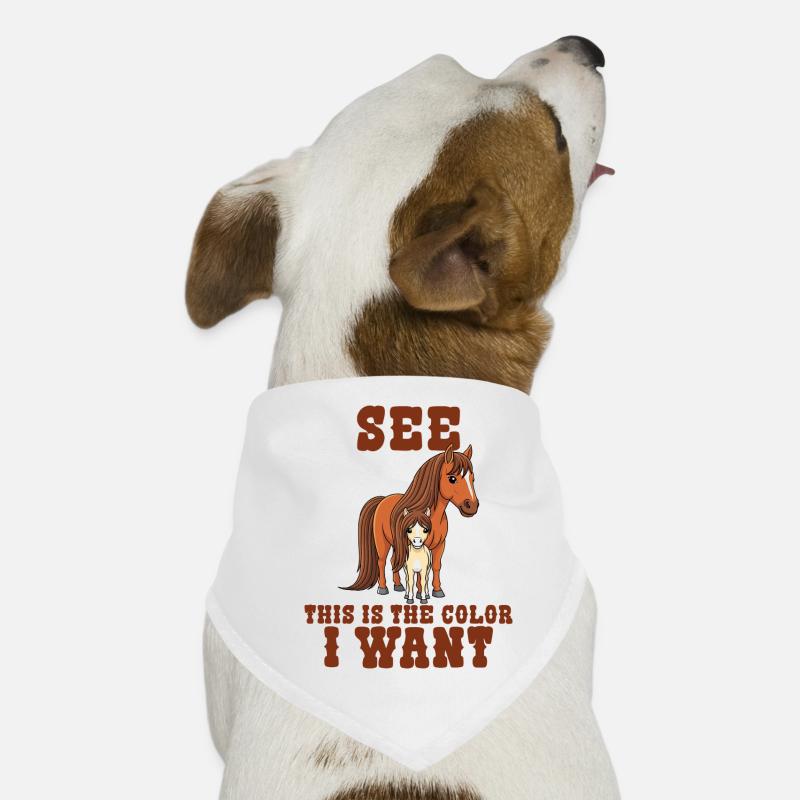Humour Cheval Cavalier Équitation Bandana pour chien