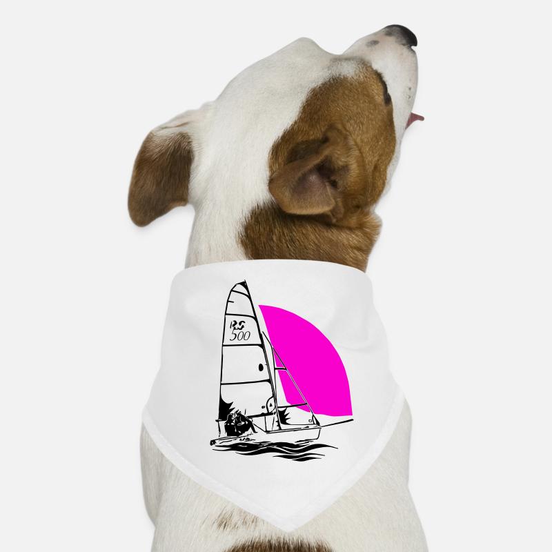 RS 500 Sailing dinghy regatta sailing sailing coloured Dog Bandana