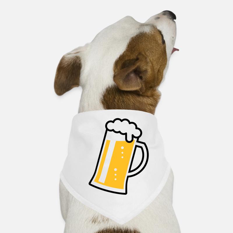 Maßkrug (Bier / Bierseidel / Bierglas / R /// 2C)  Hunde-Bandana