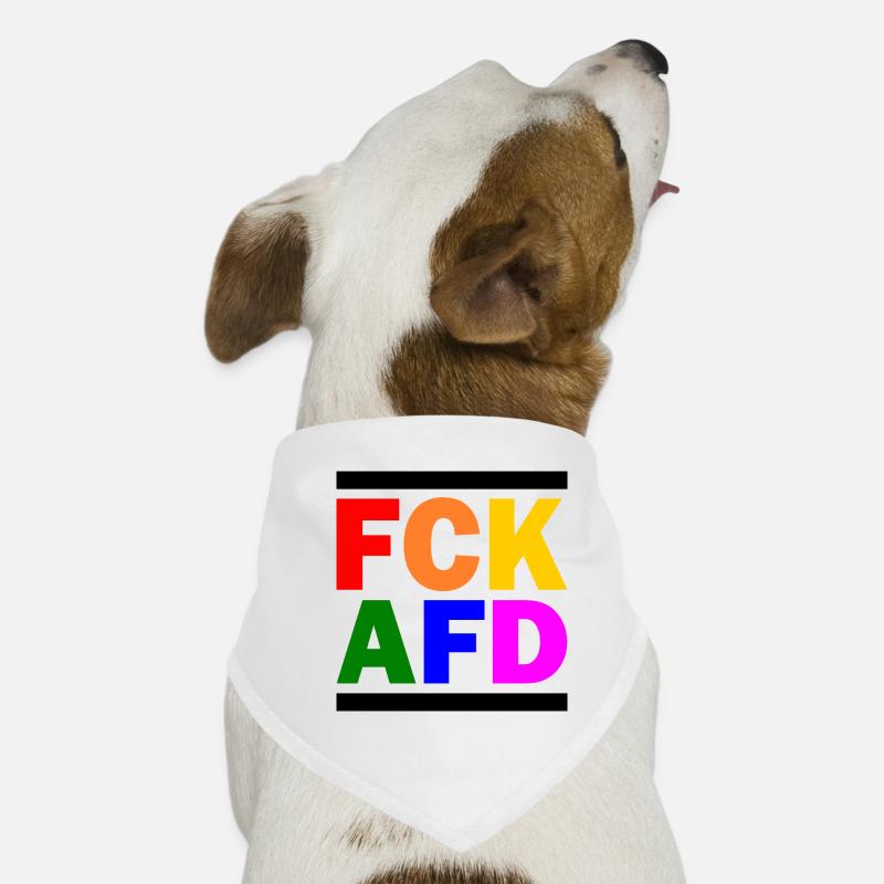 Fck afd Hunde-Bandana