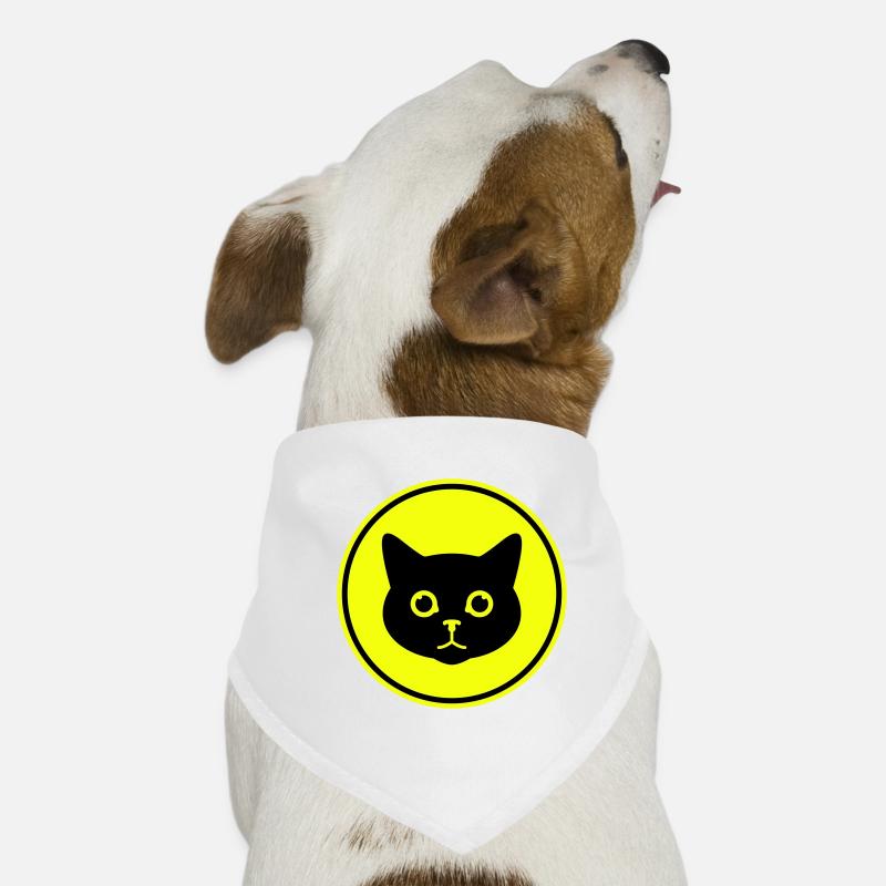 Cat head Dog Bandana