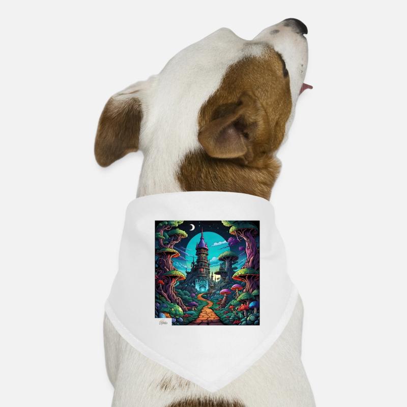 Fantasy land dreamscape Dog Bandana