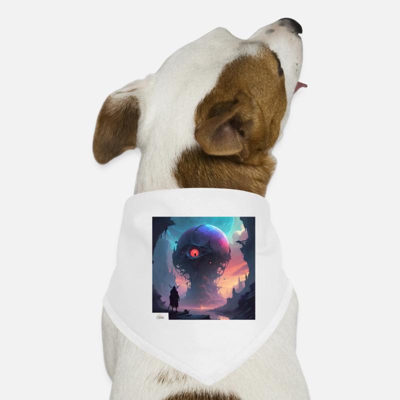 Fantasy sphere dreamscape Dog Bandana