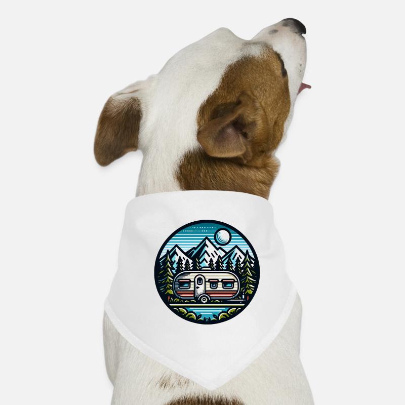 Camping Camper Caravan Dog Bandana