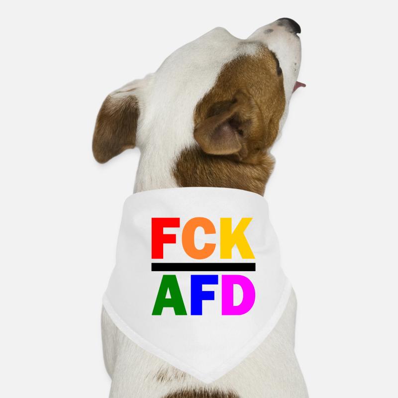 Fck afd Hunde-Bandana