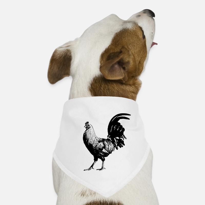 Coq / Gockel / Poulet Bandana pour chien