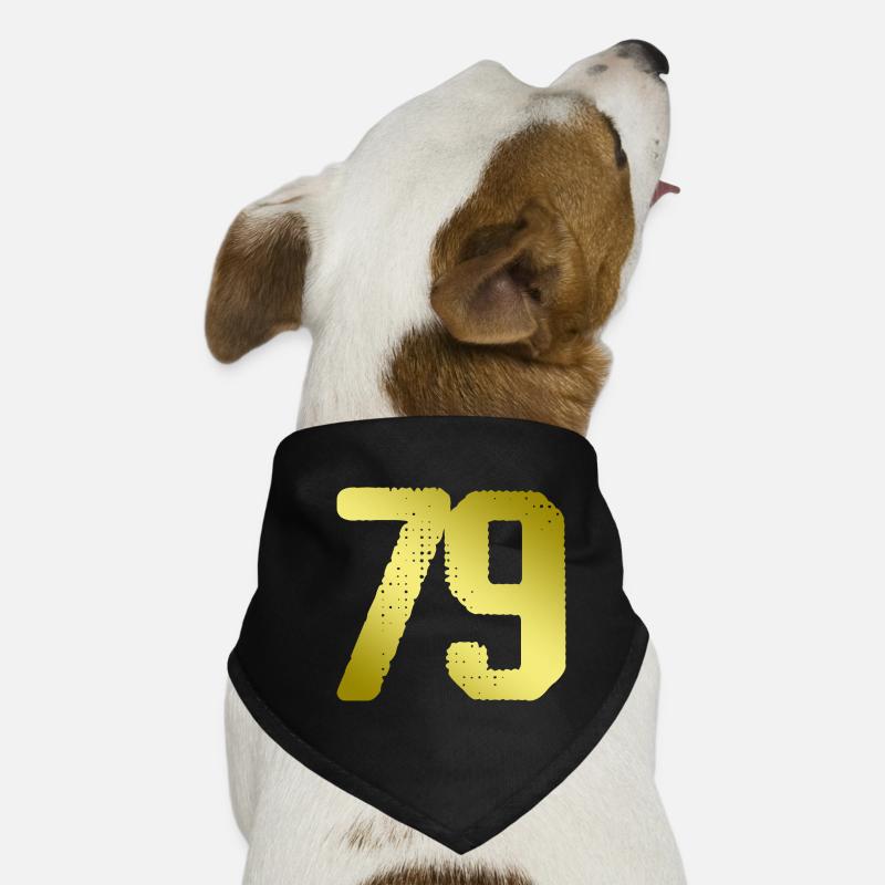 79 Maillot numéro Bandana pour chien