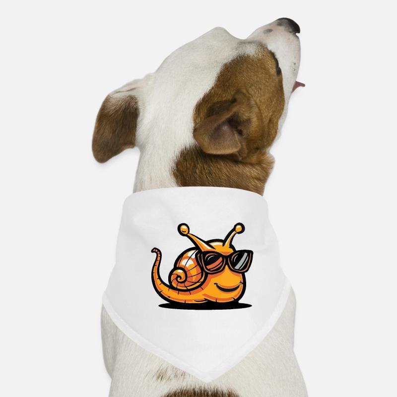 Schnecke Cool Comic Hunde-Bandana