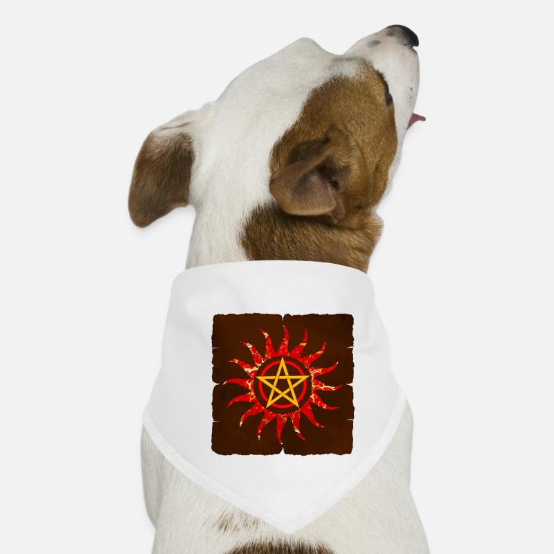 Pentagram in Sun E 232 Dog Bandana