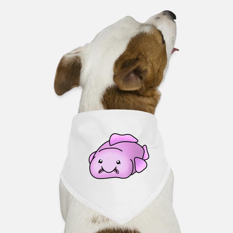 Blobfish, cute ugly fish Dog Bandana