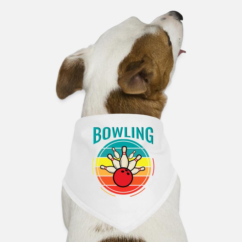 Bowling Retro Bandana pour chien