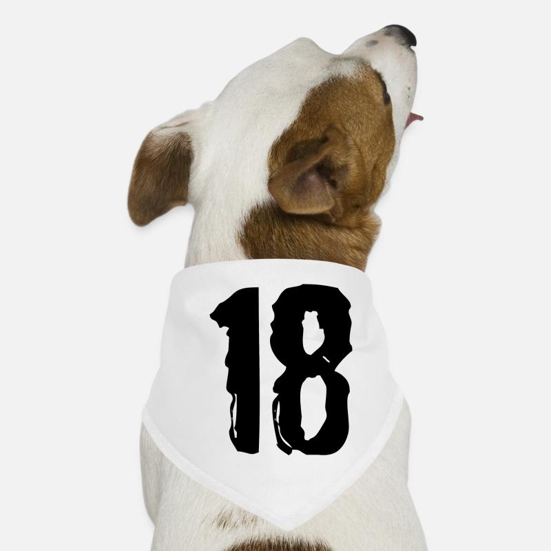 Maillot à 18 chiffres Bandana pour chien