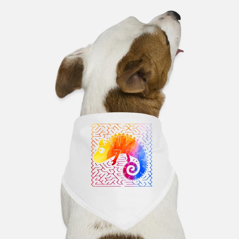 Chameleon Hunde-Bandana