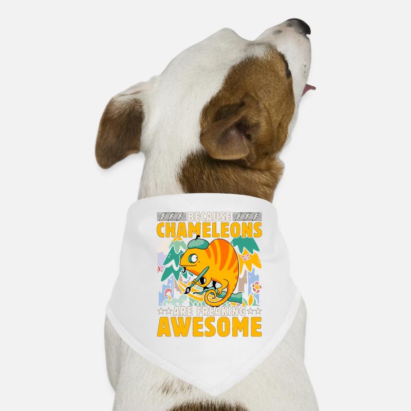 Parce que les caméléons sont impressionnants Bandana pour chien