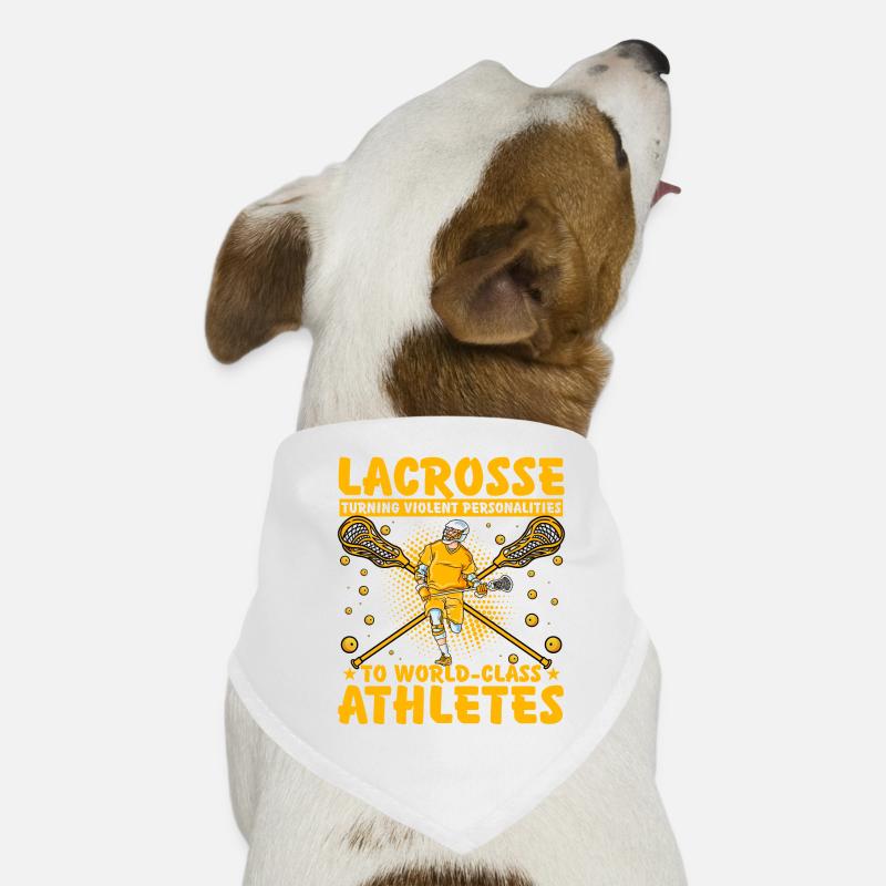 Lacrosse Funny saying Dog Bandana