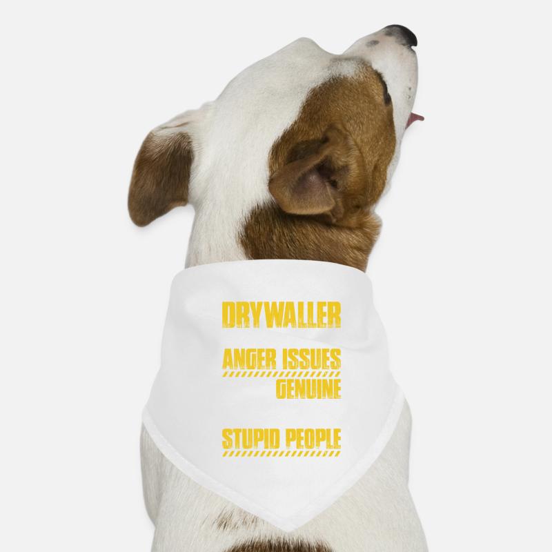 Installateur de cloisons sèches Drywaller Bandana pour chien