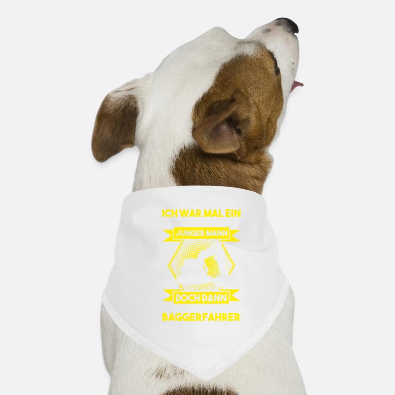 Baggerfahrer Baggerführer Heavy Equipment Operator Hunde-Bandana