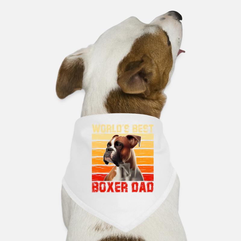 World's best Boxer Dad Hunde-Bandana