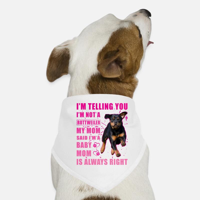 Dicton Rottweiler Bandana pour chien