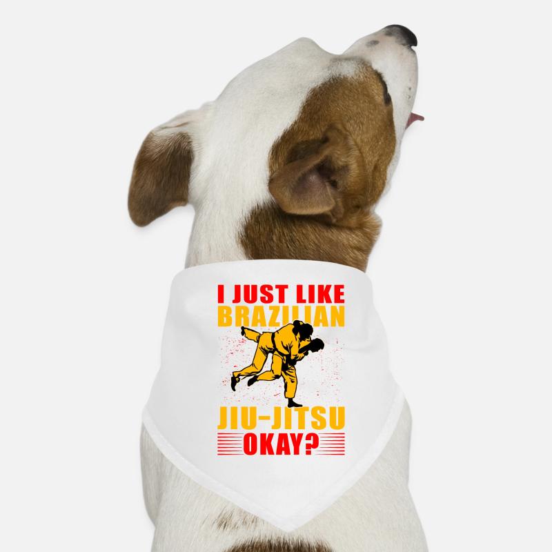 J’aime juste le jiu-jitsu brésilien, d’accord ? Bandana pour chien