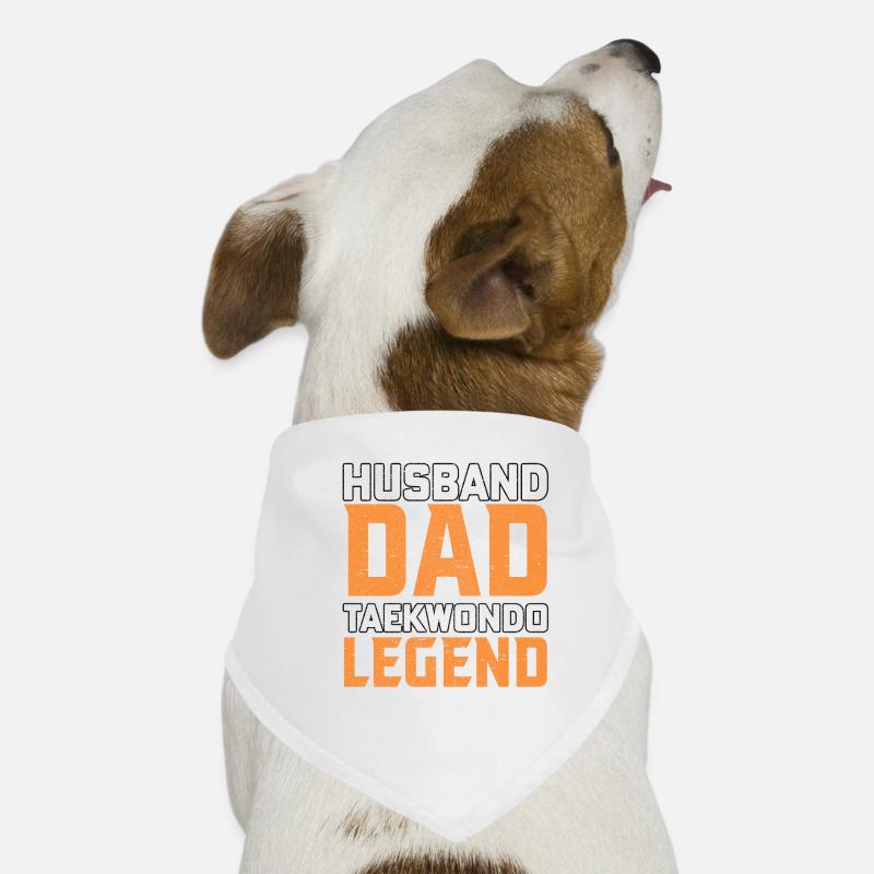 Husband Dad Taekwondo Legend Dog Bandana