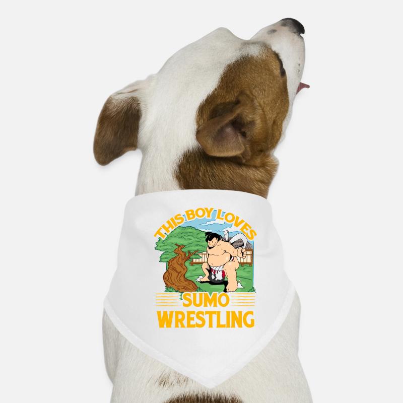 Dieser Junge liebt Sumo-Ringen Hunde-Bandana