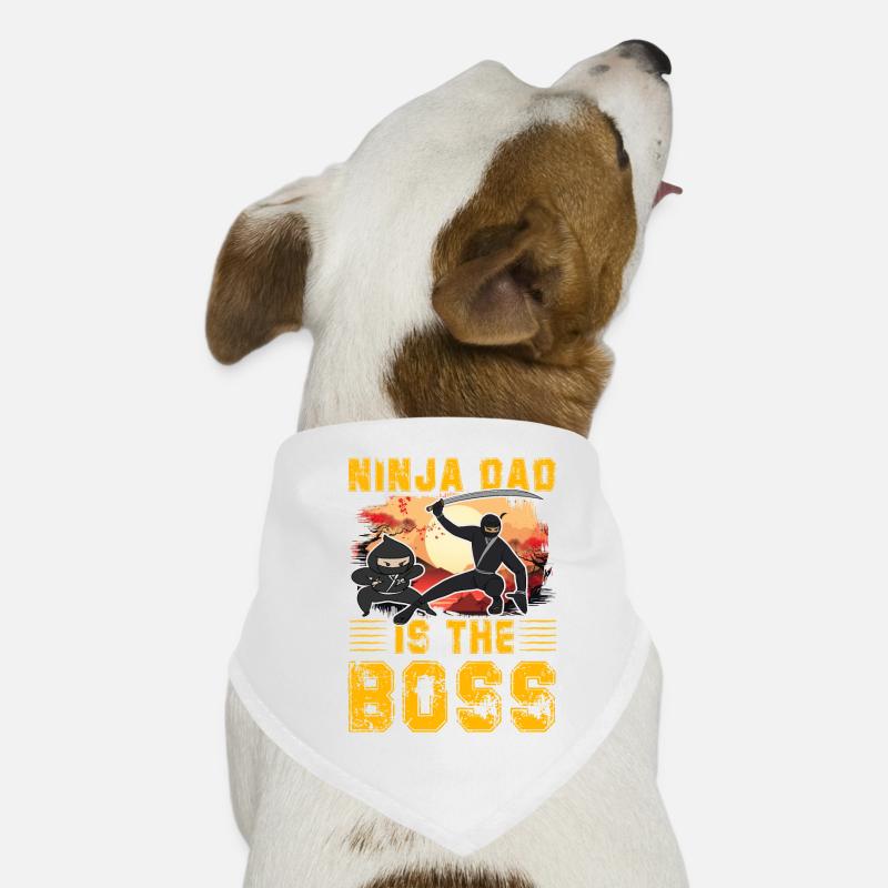 Ninja Dad is the chief Dog Bandana