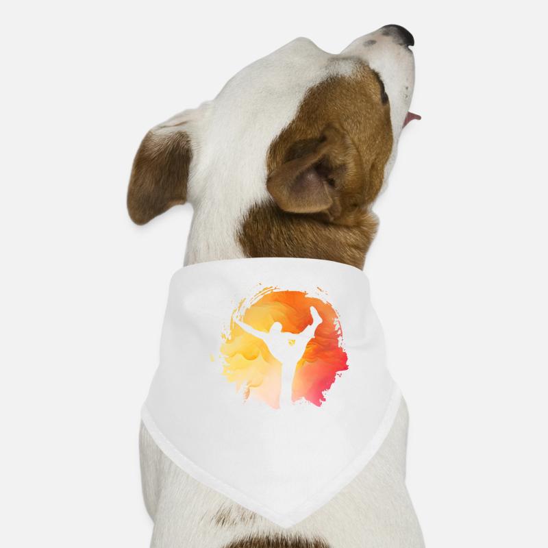 Capoeira - Hunde-Bandana - Weiß