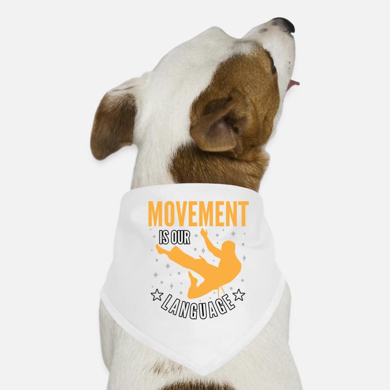 Movement is our language Dog Bandana