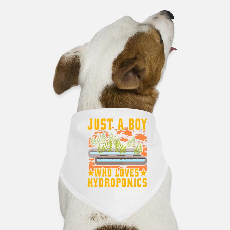 Just a Boy who loves Hydroponics Dog Bandana