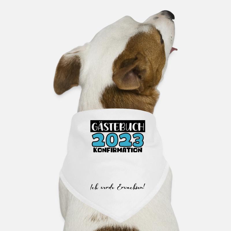 Konfirmation 2023 Gästebuch Mädchen Jungen Jugend Hunde-Bandana