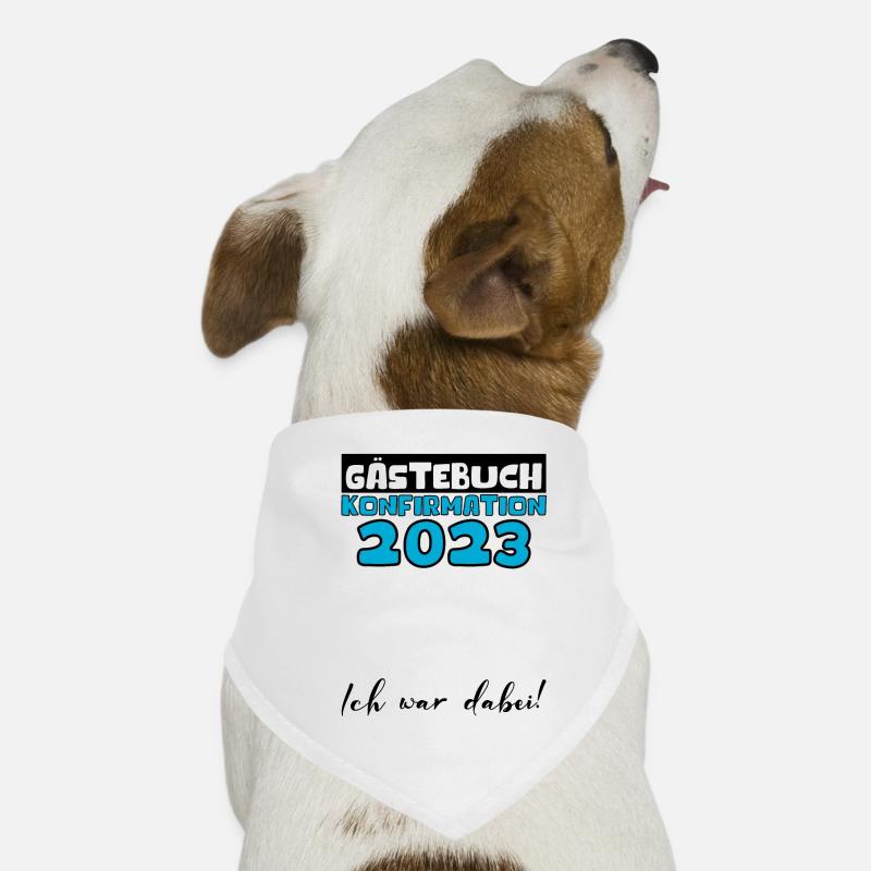Konfirmation 2023 Gästebuch Mädchen Jungen Jugend Hunde-Bandana