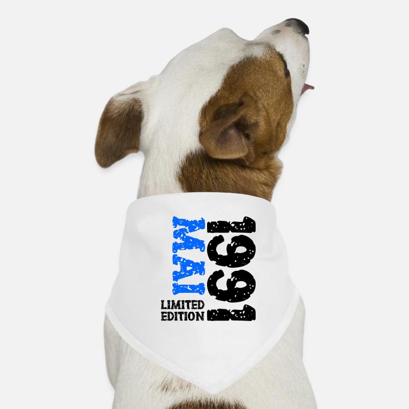 1991 Mai Limited Edition Geburtstag Geschenk Hunde-Bandana