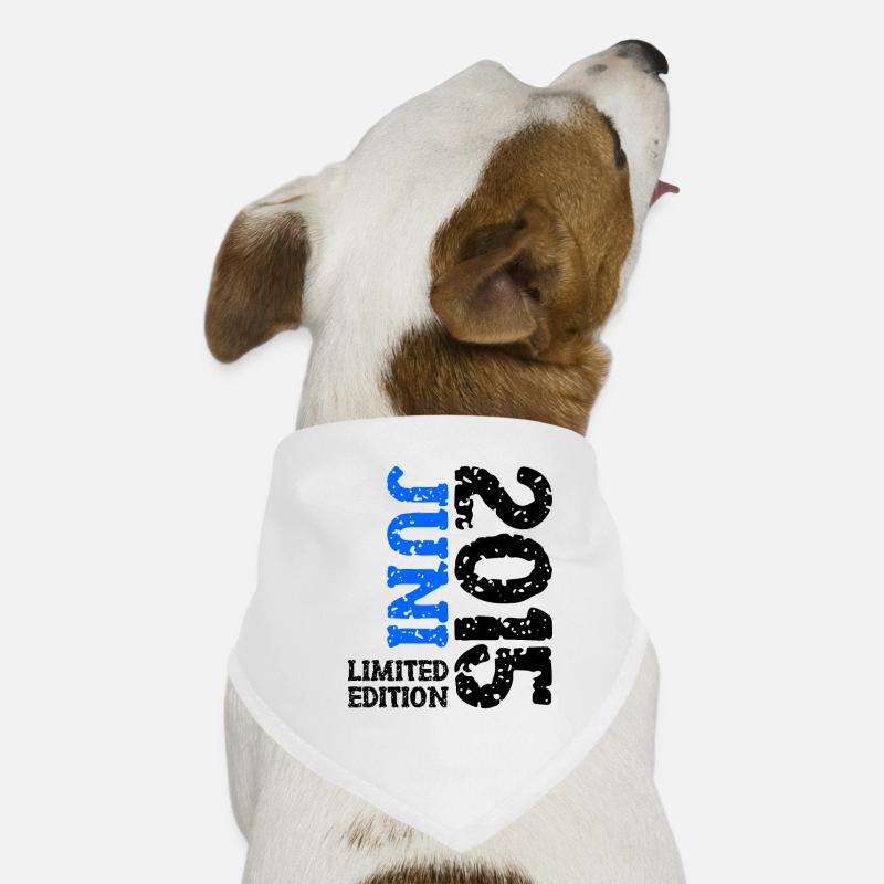 2015 Juni Limited Edition Geburtstag Geschenk Hunde-Bandana