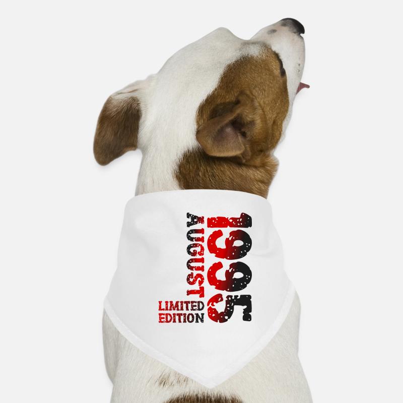 1995 Août Édition Limitée 28e Tenue d’anniversaire Bandana pour chien