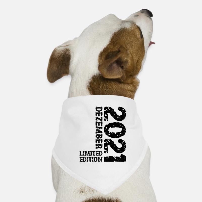 2021 Décembre Édition Limitée 2ème Anniversaire Décoration Bandana pour chien