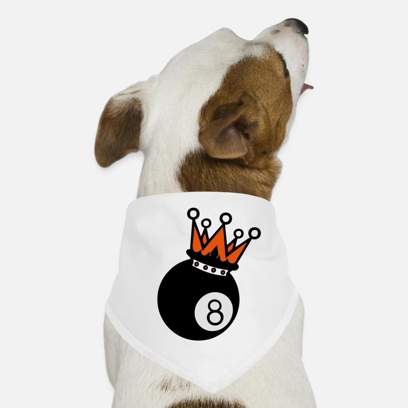 couronne roi boule de billard 1 Bandana pour chien