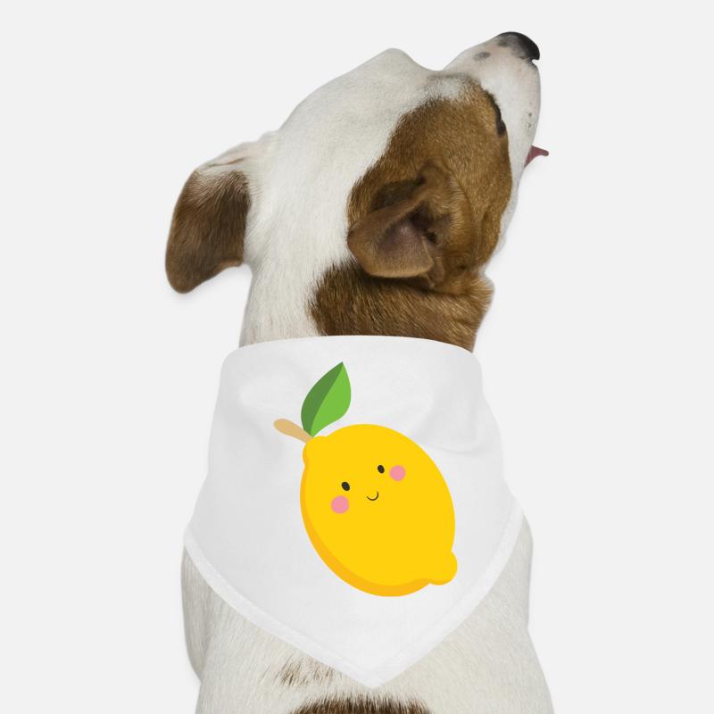 Zitrone Hunde-Bandana