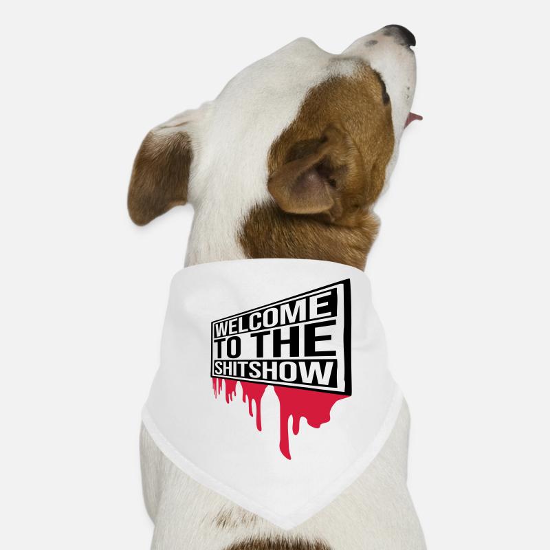 Blut Welcome Shitshow Hunde-Bandana