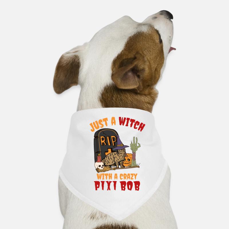 Mignon et effrayant Pixiebob Chat Halloween Bandana pour chien