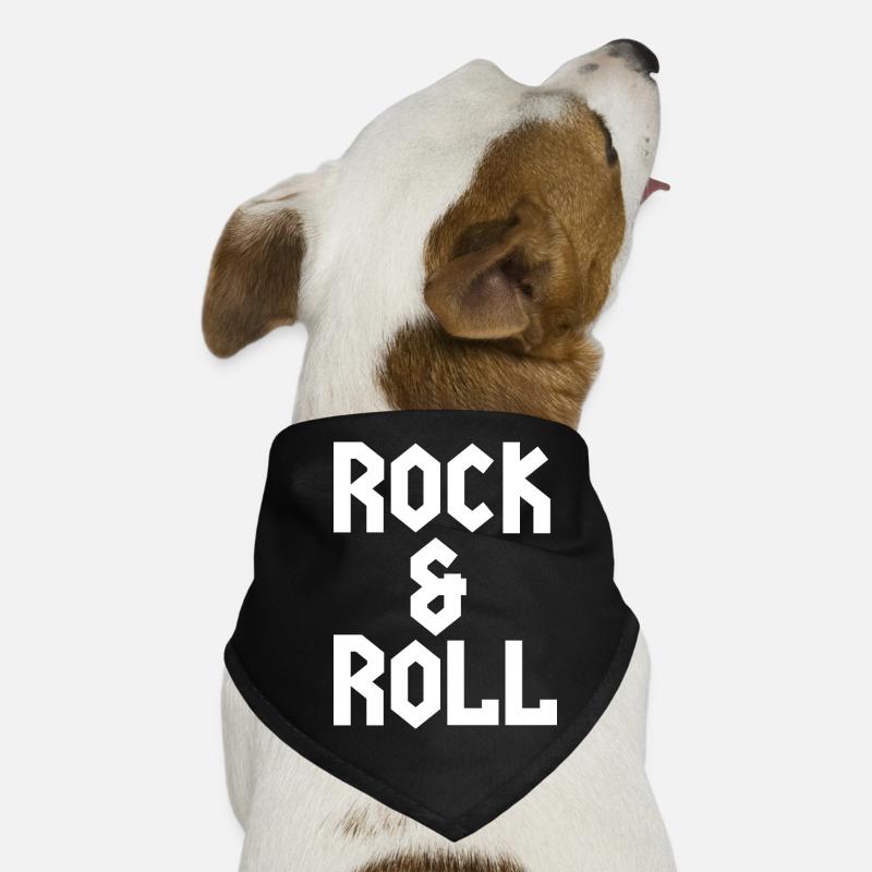 rock and roll Bandana pour chien
