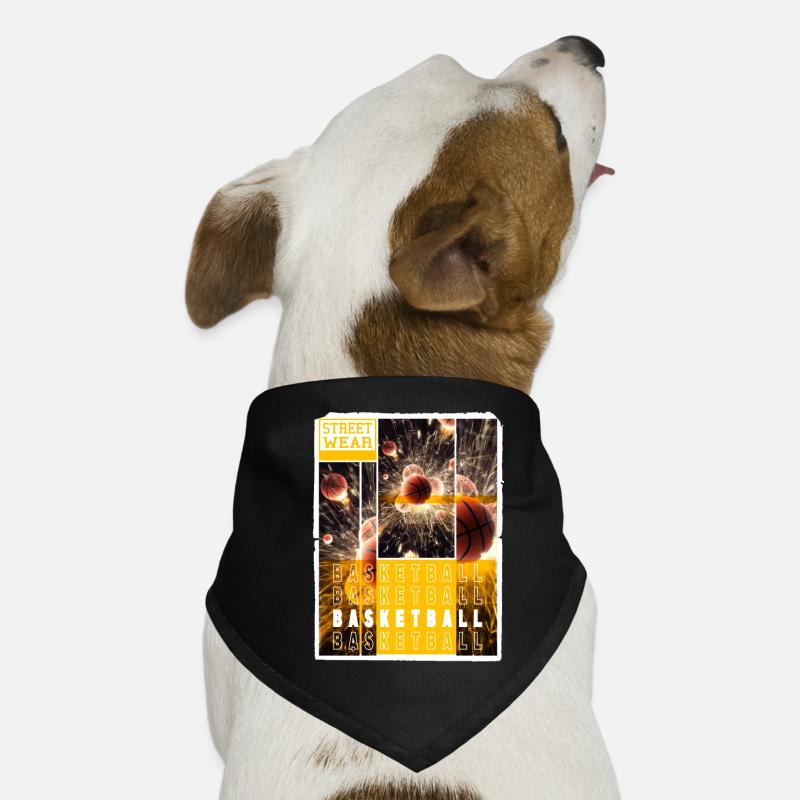 Basketteur Basketteur Dunking Sport Vintage Bandana pour chien