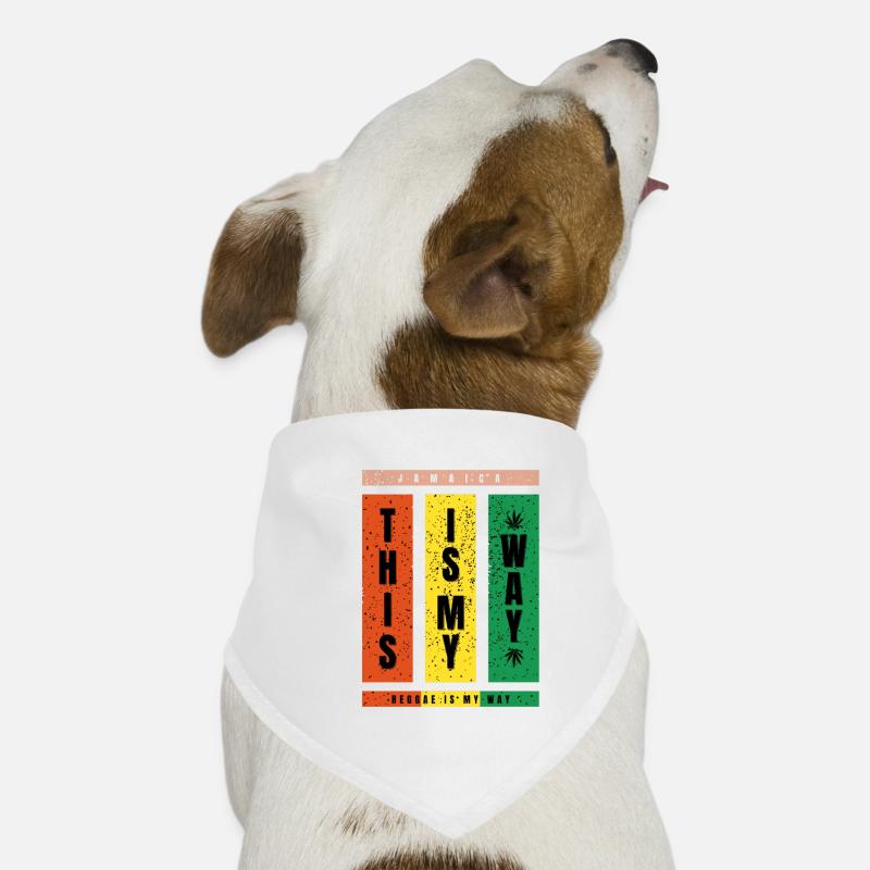 Reggae Ist Mein Weg – TypoBlock Hunde-Bandana