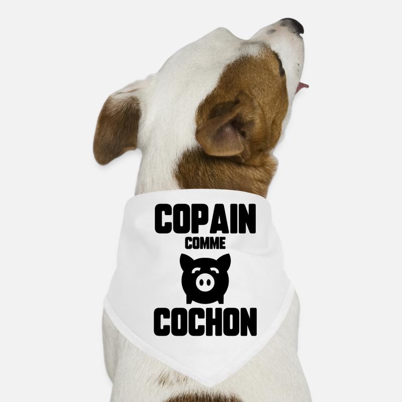 Copain comme cochon Bandana pour chien