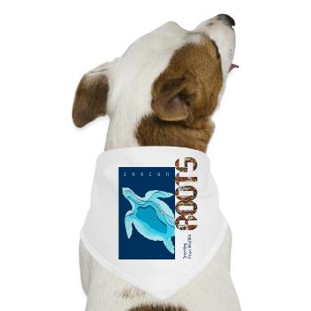 Schnorcheln mit Meeresschildkröten Wurzeln - Hunde-Bandana - Weiß - Vorne