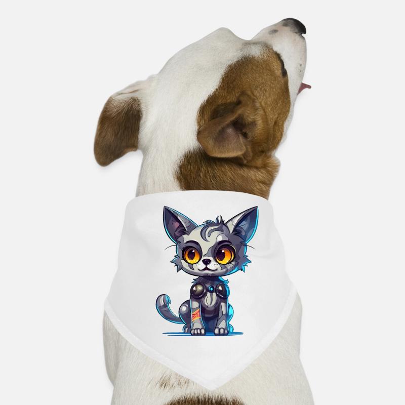 Cyborg kitten Dog Bandana